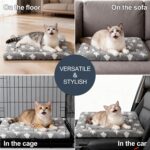 Dog Bed Mat, Reversible Crate Pad & Cute Dog Bed - Machine Washable Kennel Mat w... - Image 8