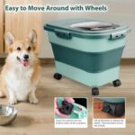 Viretec Dog Food Storage Container, 10-20Lbs Collapsible Pet Food Storage Contai... - Image 4
