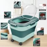 Viretec Dog Food Storage Container, 10-20Lbs Collapsible Pet Food Storage Contai... - Image 6