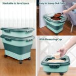 Viretec Dog Food Storage Container, 10-20Lbs Collapsible Pet Food Storage Contai... - Image 8