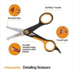 Fiskars Pet, Dog & Cat Grooming Scissors, Rounded Tips & SoftGrip Handle, Cat an... - Image 3