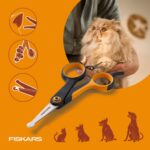 Fiskars Pet, Dog & Cat Grooming Scissors, Rounded Tips & SoftGrip Handle, Cat an... - Image 9