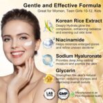 Skin Care Set w/Korean Rice Extract for Hydration,Glow,Repair &Radiant Skin | 6P... - Image 5