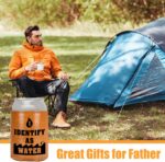Fathers Day Men Gifts for Dad Him Leather Can Cooler: White Elephant Gifts Chris... - Image 6