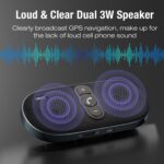 Car Bluetooth Speaker Hands-Free Speakerphone: 6W Bluetooth Car Speaker for Cell... - Image 3