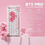 YUNZII B75 PRO Wireless Mechanical Gaming Keyboard | Custom 75% Layout with Knob... - Image 3