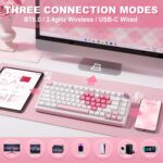 YUNZII B75 PRO Wireless Mechanical Gaming Keyboard | Custom 75% Layout with Knob... - Image 4