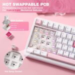 YUNZII B75 PRO Wireless Mechanical Gaming Keyboard | Custom 75% Layout with Knob... - Image 6