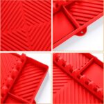 Find law Silicone Tools Mat for Griddle & Kitchen Countertop | Red Side Shelf Sp... - Image 4