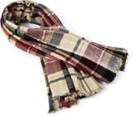 American Trends Womens Fall Winter Scarf Plaid Tassel Soft Warm Blanket Scarves ... - Image 5