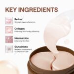 MEDIHEAL 95% Retinol & Collagen Under Eye Patches, Wrinkle Care (60 Count) | wit... - Image 5