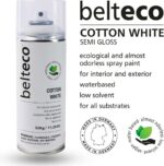 Cotton Semi Gloss White Spray Paint | Water-Based & Odorless | Eco-Friendly & Ve... - Image 3