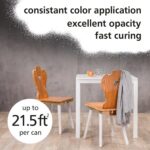 Cotton Semi Gloss White Spray Paint | Water-Based & Odorless | Eco-Friendly & Ve... - Image 4