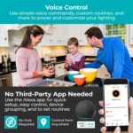 PureOptics LED Works with Alexa Smart Under Cabinet Lighting Kit, Adjustable LED... - Image 4
