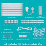 PureOptics LED Works with Alexa Smart Under Cabinet Lighting Kit, Adjustable LED... - Image 8