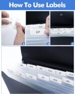 Expanding File Folder with Tabs, 13 Pockets File Organizer Accordion File Holder... - Image 5
