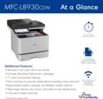 Brother MFC-L8930CDW Business Color Laser All-in-One Printer with Duplex Print, ... - Image 5