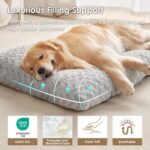 EHEYCIGA Washable Large Dog Bed for Crate 35x23 Inch, Kennel Pad for Dogs Up to ... - Image 3