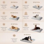 EHEYCIGA Washable Large Dog Bed for Crate 35x23 Inch, Kennel Pad for Dogs Up to ... - Image 8
