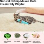 Potaroma Cat Toys Pillows, 3 Pcs, Catnip Inside, Interactive Indoor Fun | Crinkl... - Image 4
