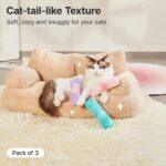 Potaroma Cat Toys Pillows, 3 Pcs, Catnip Inside, Interactive Indoor Fun | Crinkl... - Image 7