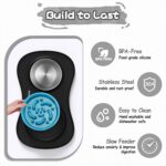 MateeyLife Dog Food and Water Bowl Set 3 in 1, Slow Feeder Dog Bowls & Stainless... - Image 7