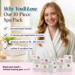 SpaLife 10 Piece Korean Face Mask & Moisturizing Hand Gloves Set | Foot Mask Soc... - Image 9