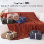 Wearable Blanket Poncho Cape Wrap for Adult, Cozy Sherpa Fleece Pocketed Shawl T... - Image 7