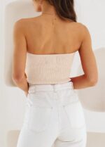 EFAN Womens Tube Tops Summer Tops Beach Vacation Outfits | Strapless Crop 2026 Y... - Image 4
