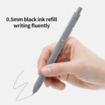 Ddaowanx Gel Pens, 6 Pcs 0.5mm Quick Dry Black Ink Pens Fine Point Smooth Writin... - Image 6