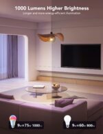 Govee LED Smart Light Bulbs, 1000LM Color Changing Light Bulb, Wi-Fi & Bluetooth... - Image 4