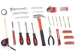 CARTMAN 148-Piece Automotive And Household Tool Set, Red Repair Kit Case | Versa... - Image 4