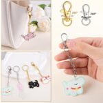 1130PCS Keychain Making Kit Jump Rings for Jewelry DIY Supplies Gold/Silver | Al... - Image 8