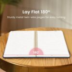 Taja Lined Spiral Notebook Journal for Women A5(5.8" × 8.3"), Cute Hardcover Not... - Image 5