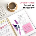 Taja Lined Spiral Notebook Journal for Women A5(5.8" × 8.3"), Cute Hardcover Not... - Image 6