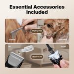 HEAPETS Dog Hair Clippers for Grooming Kit and Dog Paw Trimmer Nail Grinder for ... - Image 9