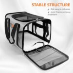 YUNIQUE Soft-Sided Cat & Dog Carrier for Pets Up to 15 Lbs, Airline Approved Col... - Image 5
