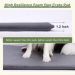 Outdoor Dog Crate Pad, Reversible Waterproof Wipeable Kennel Mat Bed, 35x22 | Wi... - Image 10