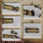 Cryptex Da Vinci Code Mini Cryptex Lock Puzzle Boxes with Hidden Compartments An... - Image 6