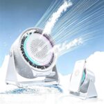 Gifts for Men Women, Wireless Bluetooth Speaker with Phone Holder, Desk Fans and... - Image 9