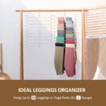 ZEDODIER Legging Organizer for Closet Hanging, Rotatable Yoga Pants Hanger for W... - Image 4