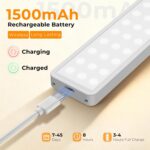 Under Cabinet Rechargeable Dimmable Lighting: 3 Color Temperature Motion Sensor ... - Image 5