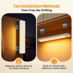 Under Cabinet Rechargeable Dimmable Lighting: 3 Color Temperature Motion Sensor ... - Image 7