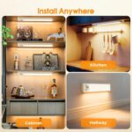 Under Cabinet Rechargeable Dimmable Lighting: 3 Color Temperature Motion Sensor ... - Image 9