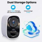 2026 Upgraded 2K Security Cameras Wireless Outdoor, Free Cloud Storage, 1-6 Mont... - Image 4