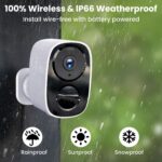 2026 Upgraded 2K Security Cameras Wireless Outdoor, Free Cloud Storage, 1-6 Mont... - Image 8