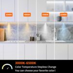 VST Under Cabinet Lights CCT 3000K-6000K, Puck Lights Color Temperature and Brig... - Image 5
