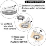 VST Under Cabinet Lights CCT 3000K-6000K, Puck Lights Color Temperature and Brig... - Image 7