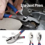 WORKPRO Large Pliers & Wrench Set 6-Piece (10" Water Pump, 10" Slip Joint, 8" Lo... - Image 5