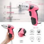 Hi-Spec Small Electric Screwdriver, Mini Drill Set, Rechargeable 3.6V Cordless S... - Image 4